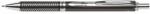 Pentel Zseléstoll, 0, 35 mm, nyomógombos, fekete tolltest, PENTEL "EnerGel BL-407" fekete, ajándék kék tollbetéttel (PENBL407A) - irodaoutlet