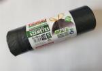 Mazzini Szemeteszsák, újrahasznosított húzófüles, 130 l, 10 db, 75x100 cm, 32 , MAZZINI, fekete (KHK918) - irodaoutlet
