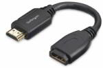 StarTech - 6 hüvelykes (15 cm-es) HDMI portvédő kábel - HD2MF6INL (HD2MF6INL)