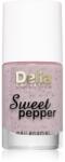 Delia Cosmetics Sweet Pepper Black Particles lac de unghii culoare 03 Capri 11 ml