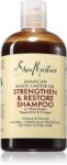 Shea Moisture Jamaican Black Castor Oil Strengthen & Restore sampon pentru curatare pentru par deteriorat si vopsit 384 ml