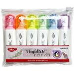 Daco csillogó kiemelő filctoll készlet, 6 db