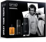 STR8 Eredeti ajándékkészlet, Férfi, Borotválkozás utáni lotion, 50 ml, Testpermet dezodor 150 ml, Tusfürdő 250 ml