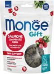Monge GIFT Bőr- és Szőrápoló Monoprotein Jutalomfalat Kutyáknak (Lazac és Vörösáfonya) - 150 g