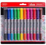 Daco SLIM állandó jelölőfilc készlet, 12 db