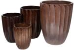  Harlow Vase kerámia váza szett rusztikus barrna 30x39-55x71cm S4 (YC608220)