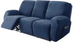  Relax Fotel Huzat (bársonyos, 3 üléses, tengerészkék rugalmas)