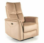 Signal Neptun M Elektromos Masszázsfotel Bársony Bézs Relax (NEPTUNMVBE)