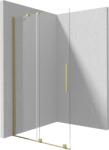 Deante Prizma perete cabină de duș walk-in 80 cm auriu periat/sticla transparentă KTJR_38R (KTJR38R)