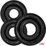 OXBALLS Rimringz Multi Size 3-Pack Cockrings Black