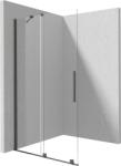 Deante Prizma perete cabină de duș walk-in 80 cm grafit mat/sticla transparentă KTJD_38R (KTJD38R)