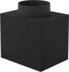 Deante Prizma lavoar cu dulap și blat 60 cm negru SDNB6SNU4S (SDNB6SNU4S)
