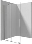 Deante Prizma perete cabină de duș walk-in 80 cm periat/sticla transparentă KTJF_38R (KTJF38R)