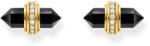 Thomas Sabo H2281-177-11 Gold stud earrings w. black onyx , női
