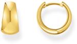 Thomas Sabo CR740-413-39 Bold - Gold-plated Trapeze Hoop Earrings 12 mm Ladies, női