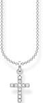 Thomas Sabo KE2069-051-14 Cross Pave Ladies Necklace, adjustable, női