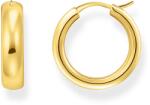 Thomas Sabo CR746-413-39 Bold - Gold-plated Hoop Earrings 19, 5 mm Ladies, női