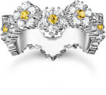 Thomas Sabo TR2337-051-4-56 Ring - Blume mit Steinen silber Damen, női