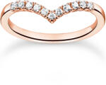 Thomas Sabo Ladies Ring TR2394-416-14-56 V-shape size 56, női