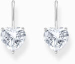 Thomas Sabo H2288-051-14 Silver dangle earrings w. white cubic zirconia heart , női