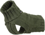  Rukka Pets Rukka Wooly kötött pulóverer kutyáknak, olívazöld, S: 31cm háthossz