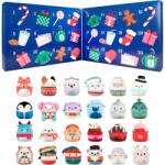 Jazwares Micromallows Calendar de Advent din Pluș cu 24 de Zile (SLSQMM0146)