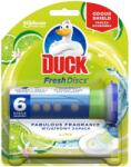 DUCK Odorizant Gel pentru Vasul Toaletei Duck Fresh Discs Lime, 6 Discuri (JWMAN00081)