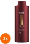 Londa Professional Set 2 x Sampon Londa Professional Velvet Oil, cu Ulei de Argan, 1000 ml