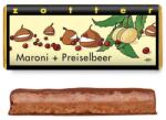 Zotter Schocolade Ciocolata BIO cu Lapte, Castane si Merisoare, 70 g, Zotter