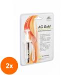 TermoPasty Set 2 x Pasta Termoconductoare Ag Gold Siringa 1gr, Termopasty (TIV-2xWPS-GD-1-TPY)