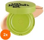Unleashia Set 2 x Fond de Ten Unleashia Healthy Green Cushion, Nuanta 27, SPF 30+, 15 g (AMS-2xSMT-1333)
