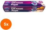 Parex Set 5 x Pungi Mari pentru Congelator Parex, cu Fermoar Dublu, 10 Bucati (ROC-5xMAG1018350TS)