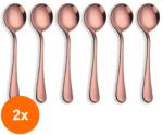 Berglander Set 2 x 6 Linguri din Inox, Roz Auriu, Berglander (GUJ-2xCTWSRSS6) Tacam