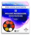 KOH-I-NOOR Set Acuarela, 24 Culori Stralucitoare (KH-K174 507-2-24)