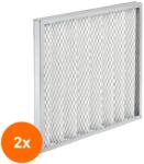 Jarex Filter Set 2 x Filtru Aer Plan Ondulat, Clasa M5, 592 x 592 x 48 (RAJ-2xM5592X592X48/Z2G)
