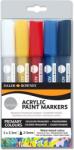 Daler-Rowney Simply Acrylic Marker Комплект акрилни маркери 2 - 3 mm 5 x 5, 3 ml (<![CDATA[126300903]]>)