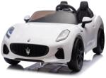 ROLLZONE Maserati GranTurismo Folgore 12V - Детска акумулаторна кола, Двуместна, Бяла, EVA гуми (XB-1088-white)