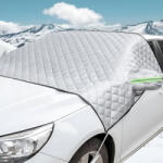 Autolife Szélvédőtakaró ponyva tükör védelemmel és mágneses rögzítéssel 145x118cm Autolife 68366