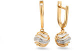 Heratis Forever Fantáziadús gyöngy fülbevaló gyémántokkal, sárga arannyal, 9K IZBR560NHR