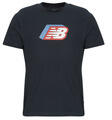 New Balance Rövid ujjú pólók CUBED LOGO T-SHIRT Fekete EU M