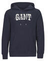 Gant Pulóverek ARCH SCRIPT HOODIE Tengerész EU L