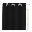 Soleil D'Ocre Függönyök PANAMA Fekete 140x240 cm