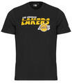 New Era Rövid ujjú pólók NBA ESSENTIALS TEE LOS ANGELES LAKERS Fekete EU L