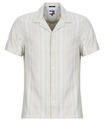 Tommy Hilfiger Rövid ujjú ingek TJM TEXTURED REG CAMP SHIRT EXT Barna EU S
