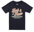 JACK & JONES Rövid ujjú pólók JJELOGO TEE SS ONECK Tengerész 11 Jahre
