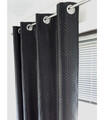 DecoByZorlu Függönyök és árnyékolók Ikyo Fekete 140x270 cm