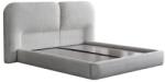 ABC Bedding Pyramid kárpitozott ágyneműtartós ágy - világos szürke - 140x200