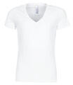 Hom Rövid ujjú pólók SUP' COTTON TSHIRT COL V PROFOND Fehér EU S