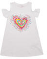 Desigual Rövid ruhák VEST_BLOOM Fehér 7 / 8 éves