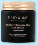 Mary & May Mască iluminatoare cu complex de mure Blackberry Complex Glow Wash Off Pack - 125 g Masca de fata